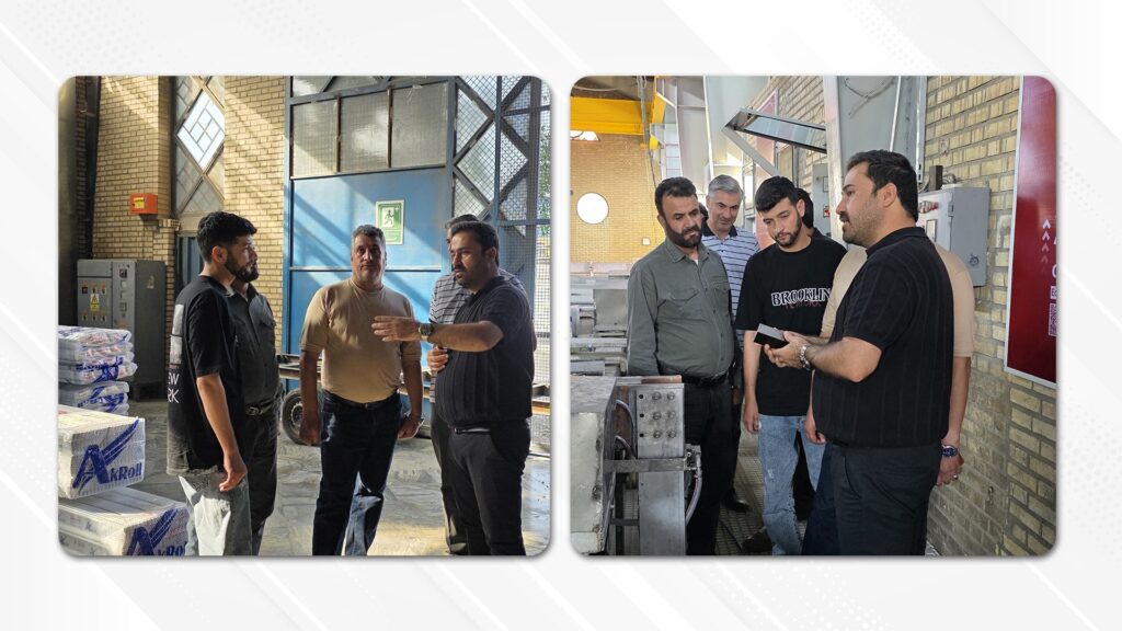 بازدید هیئت تجاری افغانستان از خط تولید شرکت روان گداز پردیس