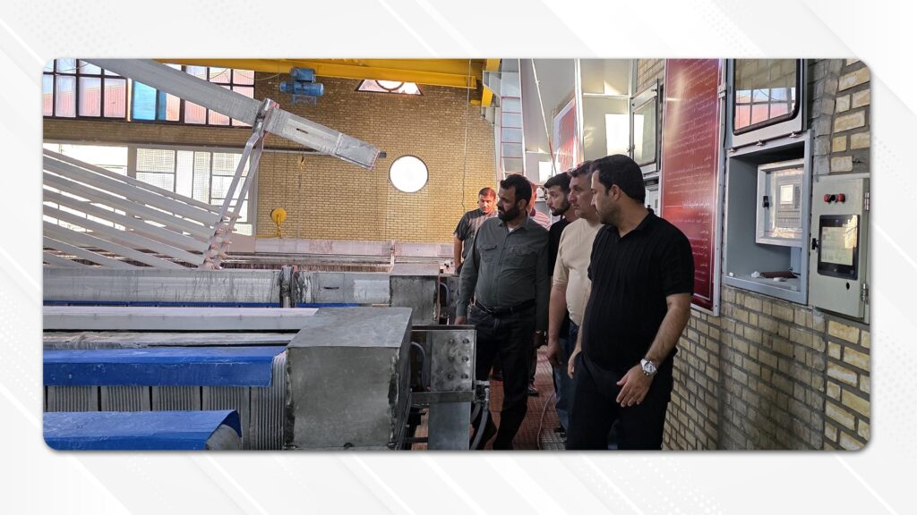 بازدید هیئت تجاری افغانستان از خط تولید شرکت روان گداز پردیس