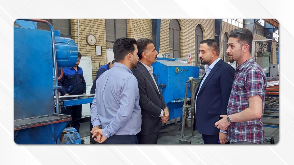 بازدید سرمایه‌گذار و مدیرعامل از واحدهای تولیدی شرکت روان‌گداز پردیس