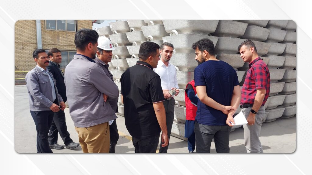 بازدید نمایندگان شرکت سایپا از خط تولید شرکت روان گداز پردیس