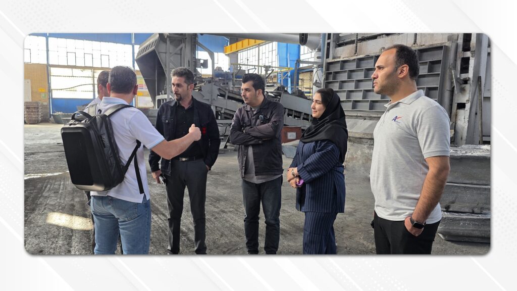 بازدید نمایندگان شرکت Proses ترکیه از خط تولید روان گداز پردیس