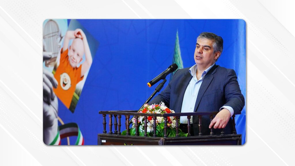 صحبت های آقای مهدی زندیه وکیلی استاندار محترم مرکزی در حاشیه مسابقات فوتسال کارگری روان گداز پردیس