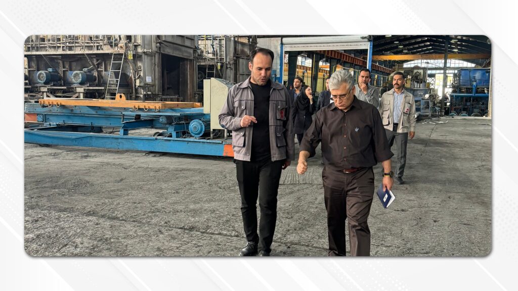 بازدید نمایندگان شرکت کروز از خط تولید شرکت روان گداز پردیس