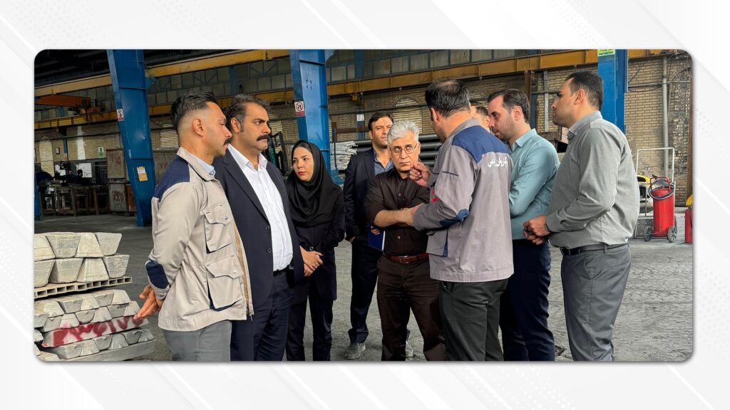 بازدید نمایندگان شرکت کروز از خط تولید شرکت روان گداز پردیس