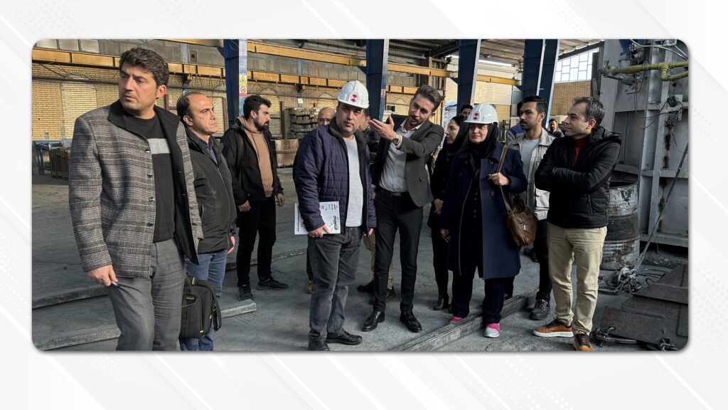 بازدید نمایندگان شرکت سایپا از خط تولید شرکت روان گداز پردیس